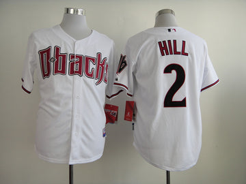 Hill Arizona Diamondbacks white jersey