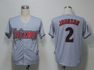 Johnson Arizona Diamondbacks grey jersey