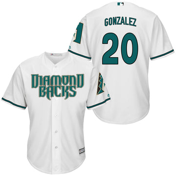 Luis Gonzalez Arizona Diamondbacks white jersey