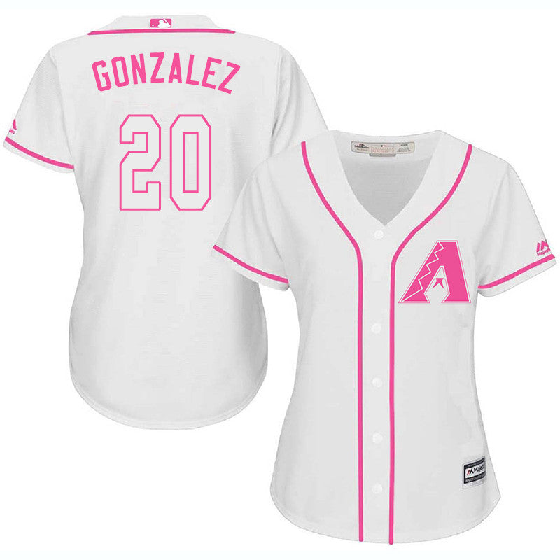 Luiz Gonzalez Arizona Diamondbacks white jersey