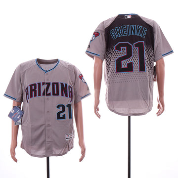Zack Greinke Arizona Diamondbacks gray jersey