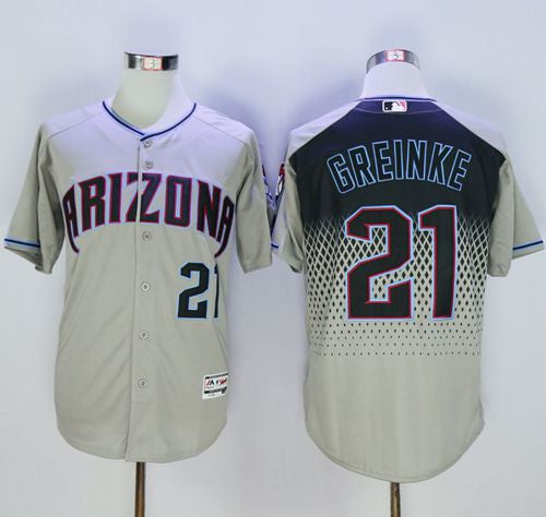 Zack Greinke Arizona Diamondbacks gray jersey