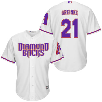 Zack Greinke Arizona Diamondbacks white jersey
