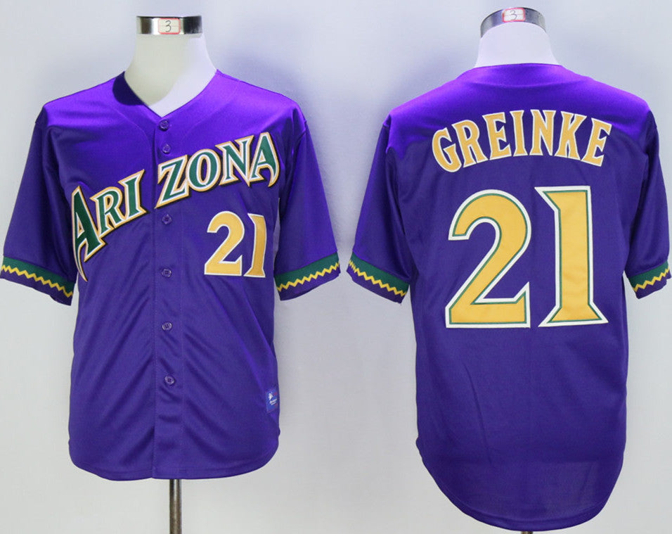 Zack Arizona Diamondbacks purple Throwback jersey