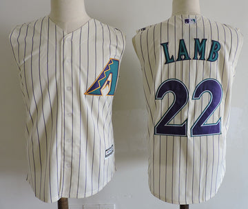 Jake Lamb Arizona Diamondbacks cream jersey