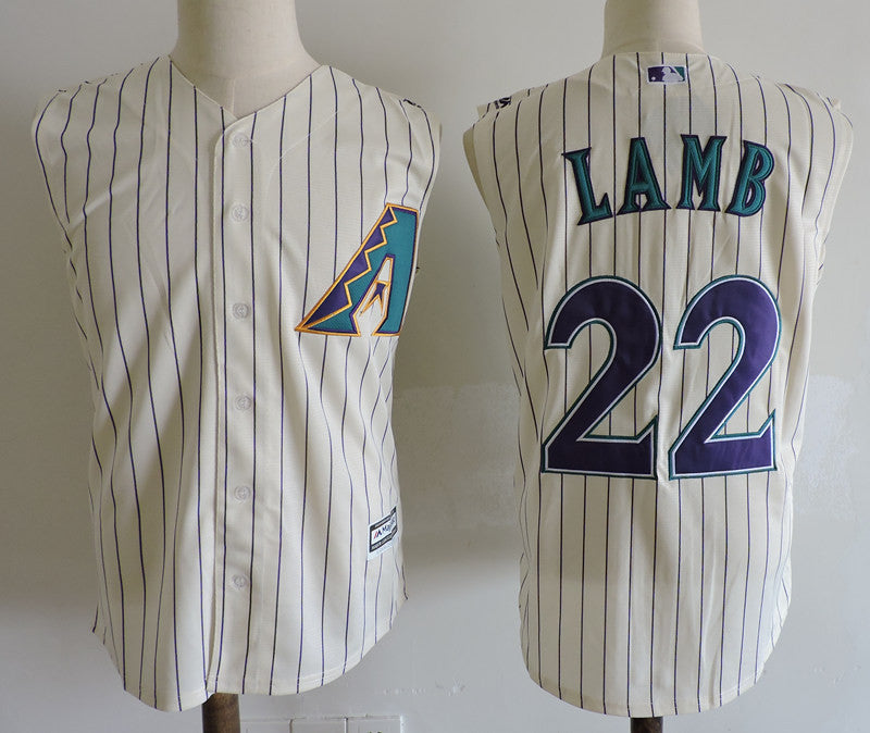 Jake Lamb Arizona Diamondbacks cream jersey