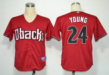 Young Cool Base Arizona Diamondbacks red jersey