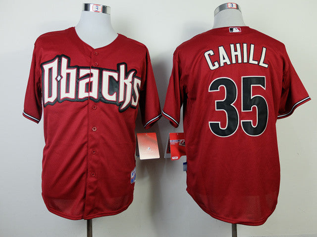 Cahill Arizona Diamondbacks red jersey
