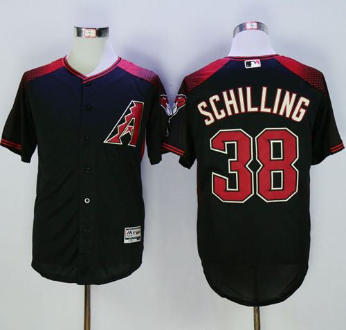 Curt Schilling Arizona Diamondbacks black jersey