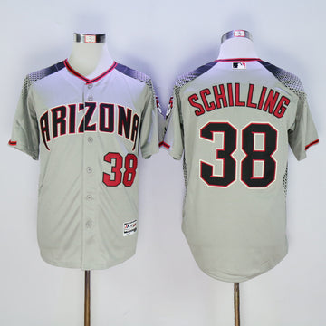 Curt Schilling Arizona Diamondbacks gray jersey
