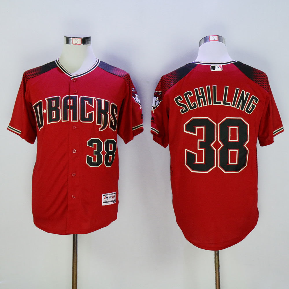 Curt Schilling Arizona Diamondbacks red jersey