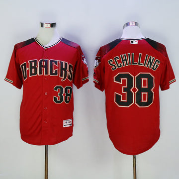 Curt Schilling Arizona Diamondbacks red jersey