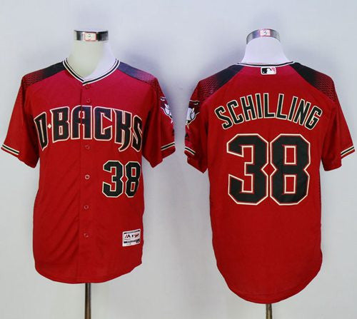 Curt Schilling Arizona Diamondbacks red jersey