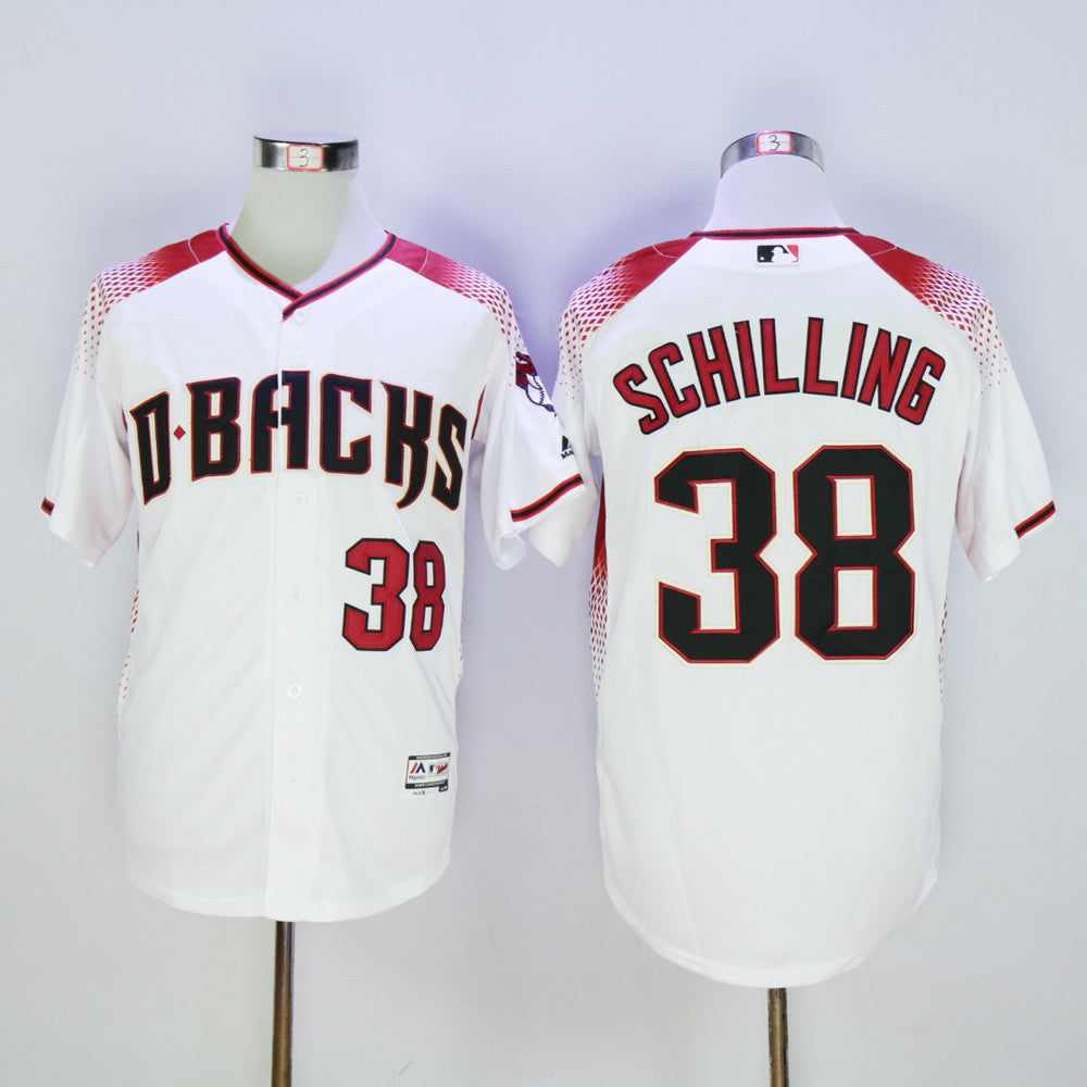 Curt Schilling Arizona Diamondbacks white jersey