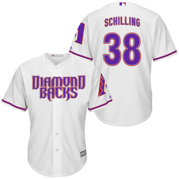 Curt Schilling Arizona Diamondbacks white jersey
