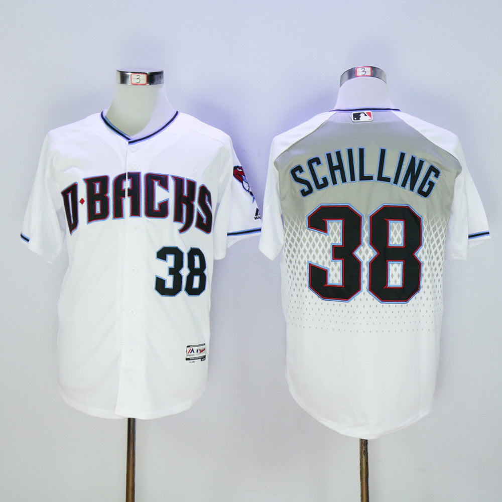Curt Schilling Arizona Diamondbacks white jersey