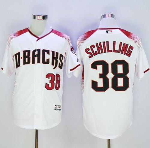 Curt Schilling Arizona Diamondbacks white jersey