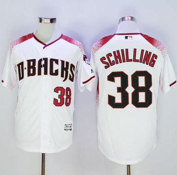 Curt Schilling Arizona Diamondbacks white jersey
