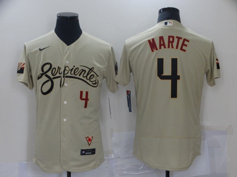 Ketel Marte Arizona Diamondbacks gold City Connect jersey