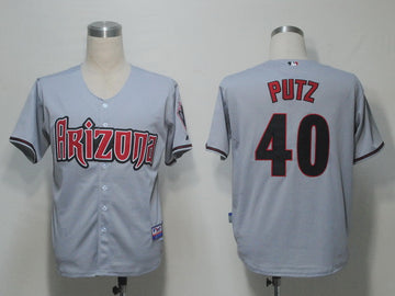 J.J Putz Arizona Diamondbacks grey jersey