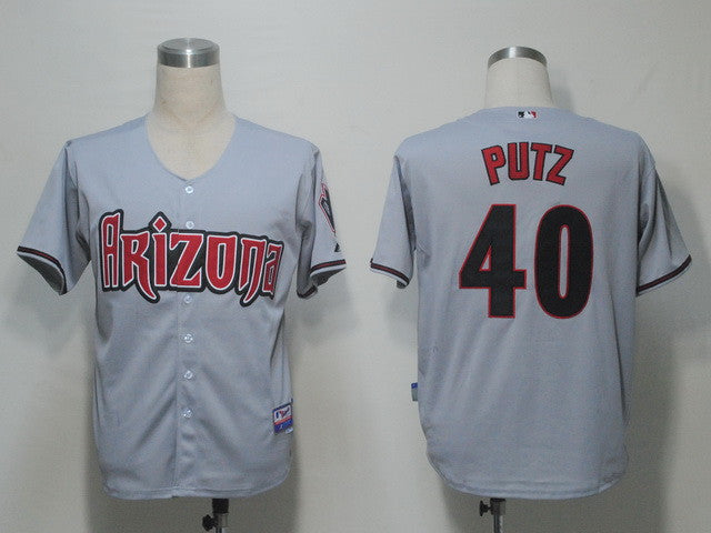 J.J Putz Arizona Diamondbacks grey jersey