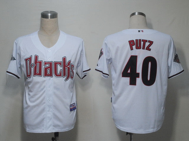 J.J Putz Arizona Diamondbacks white jersey