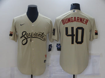 Madison Bumgarner Arizona Diamondbacks gold City Connect jersey