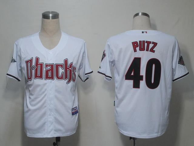 Putz Arizona Diamondbacks white jersey