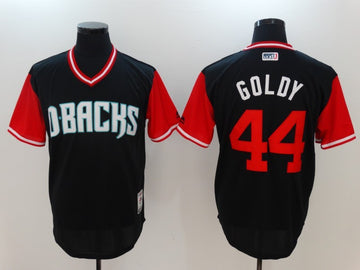 Paul Goldschmidt Goldy Majestic Arizona Diamondbacks black jersey