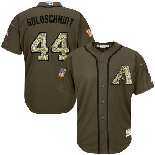Paul Goldschmidt Arizona Diamondbacks green Salute To Service jersey