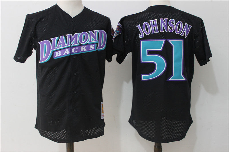 Randy Johnson Arizona Diamondbacks black Cooperstown jersey