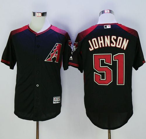 Randy Johnson Arizona Diamondbacks black jersey