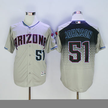 Randy Johnson Arizona Diamondbacks gray jersey