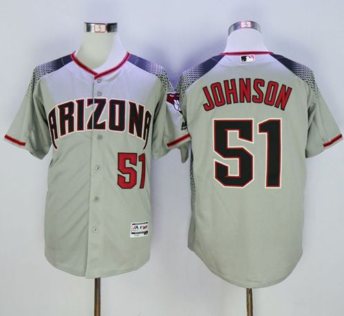 Randy Johnson Arizona Diamondbacks gray jersey