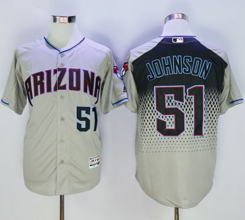 Randy Johnson Arizona Diamondbacks gray jersey