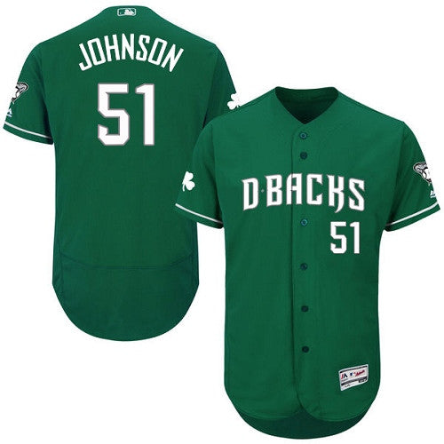 Randy Johnson Arizona Diamondbacks green jersey