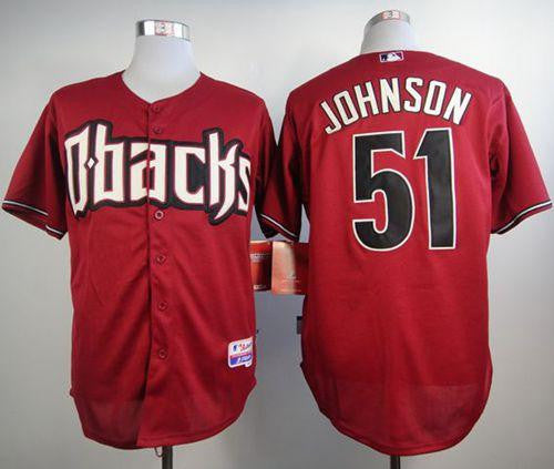 Randy Johnson Arizona Diamondbacks red jersey