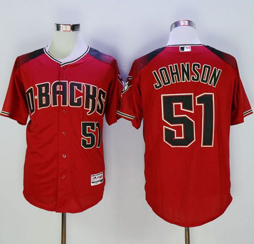 Randy Johnson Arizona Diamondbacks red jersey