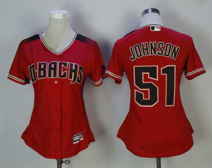 Randy Johnson Arizona Diamondbacks red jersey