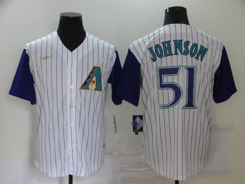 Randy Johnson Arizona Diamondbacks white jersey