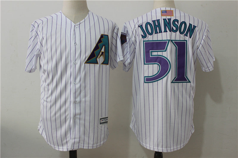 Randy Johnson Arizona Diamondbacks white jersey
