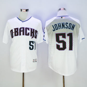 Randy Johnson Arizona Diamondbacks white jersey