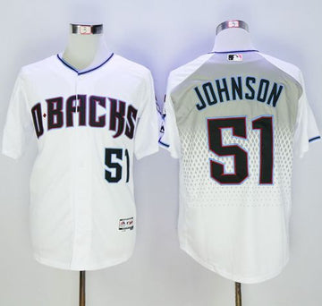Randy Johnson Arizona Diamondbacks white jersey