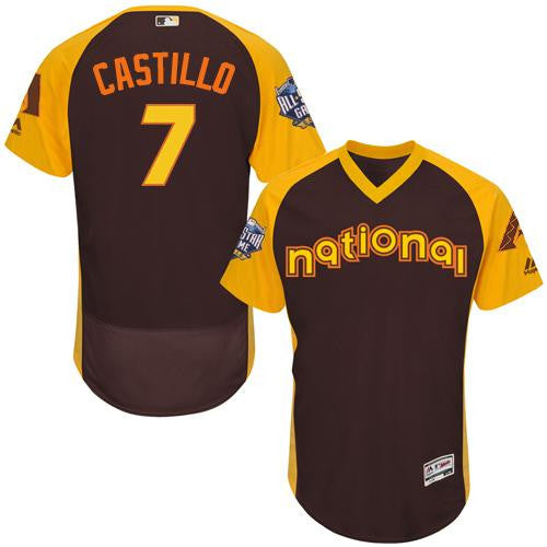 Diamondbacks Welington Castillo National League All-Star brown All-Star jersey