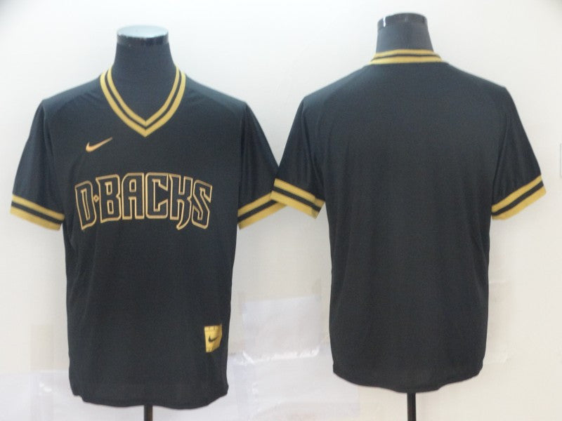 Blank Black Arizona Diamondbacks gold Legend jersey