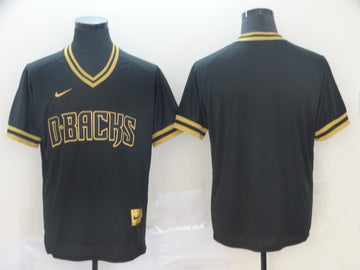 Blank Black Arizona Diamondbacks gold Legend jersey