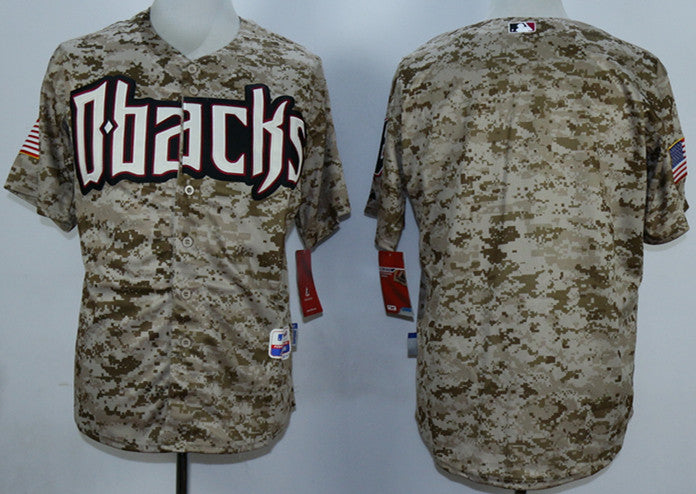 Blank US Flag Arizona Diamondbacks camo Camo jersey