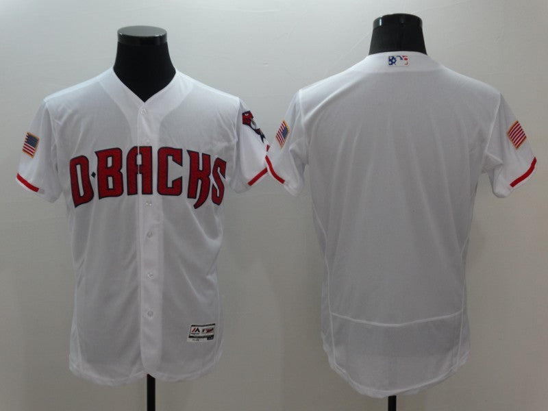 Custom Arizona Diamondbacks white Fashion jersey