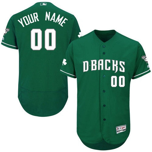 Custom Arizona Diamondbacks green jersey