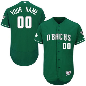 Custom Arizona Diamondbacks green jersey
